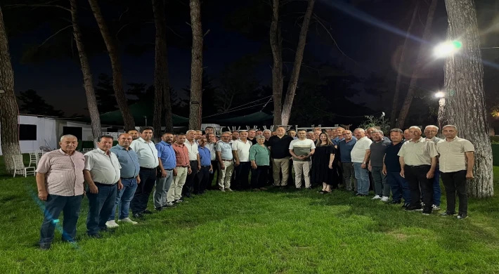 Başkan Günay ve Muhtarlardan Kaymakam Kılıç’a Veda Yemeği