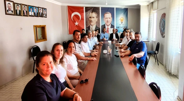 KAYMAKAM TURGAY İLHAN’DAN AK PARTİ YATAĞAN TEŞKİLATINA ZİYARET