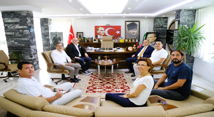 Kaymakam Turgay İlhan’dan Başkan Mesut Günay’a Nezaket Ziyareti