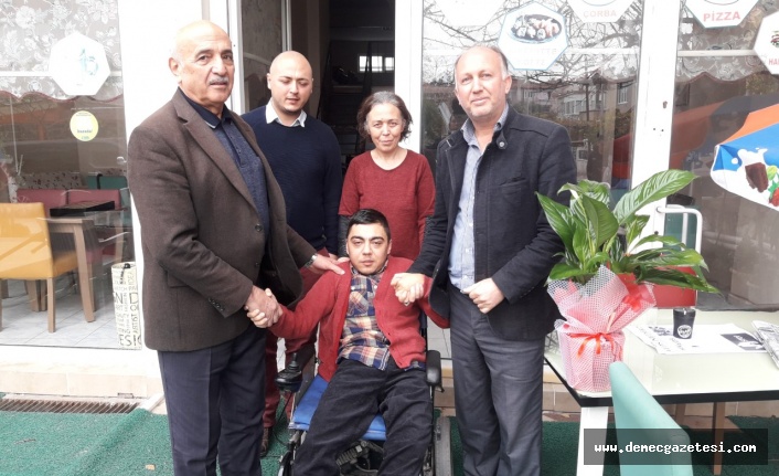 Kuzu’dan engelli esnafa “Engelliler Günü” ziyareti
