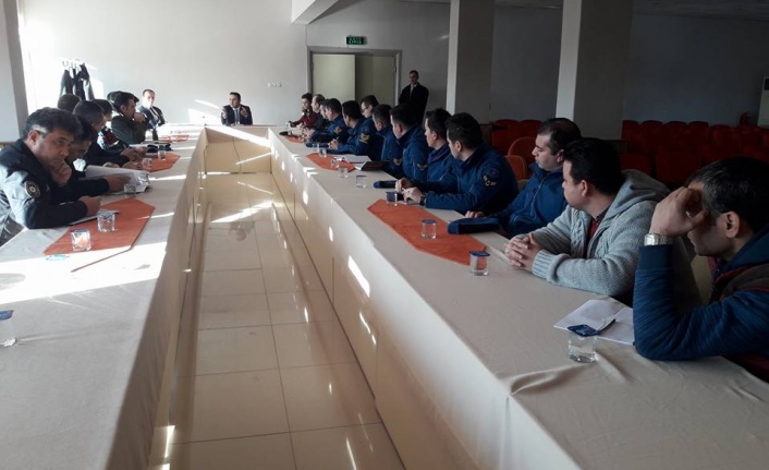 Başsavcı, jandarma ve polis ile bir araya geldi