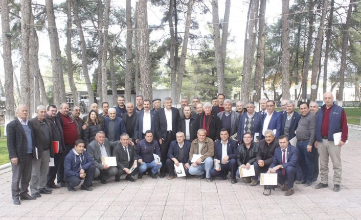 Işık’tan muhtarlara teşekkür belgesi