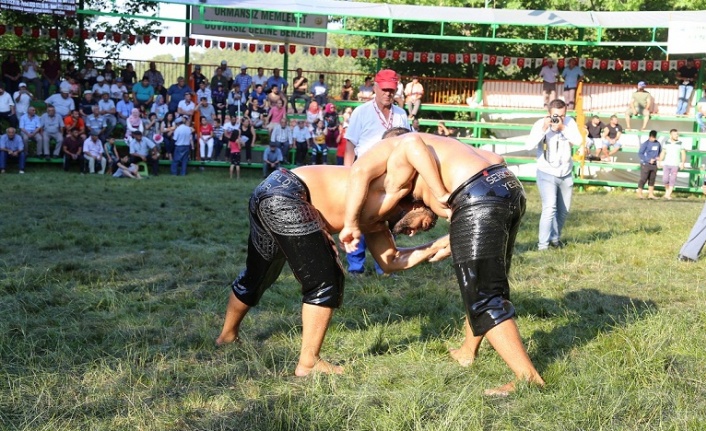320 güreşçi rakibinin sırtını yere getirebilmek için güreşecek