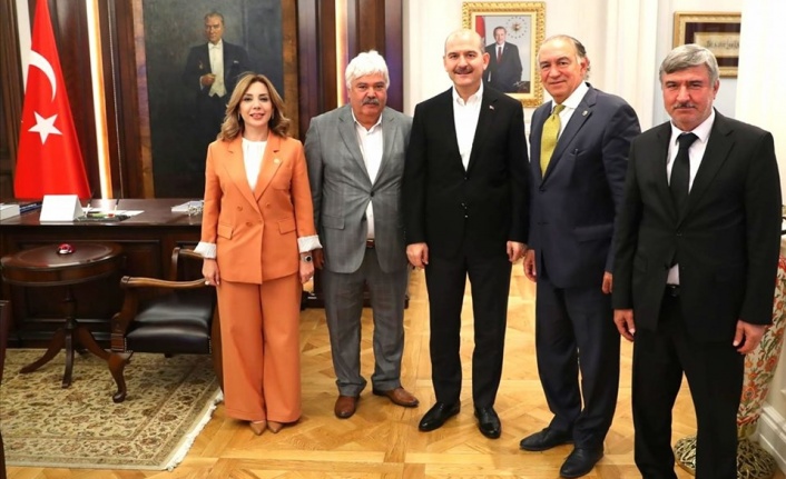 Milletvekili ve başkanlardan İçişleri Bakanı Soylu’ya ziyaret