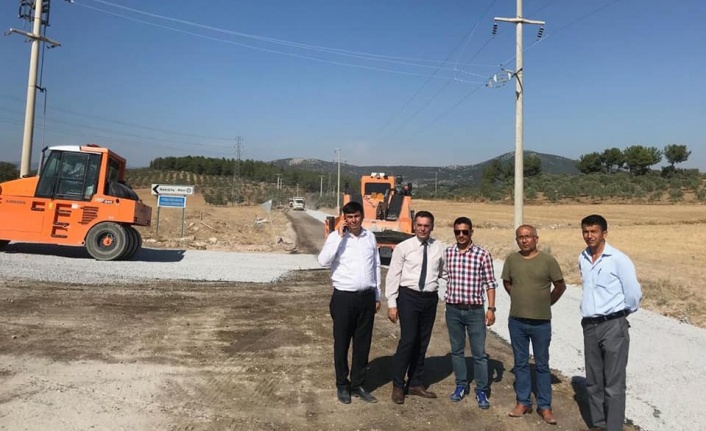 Yatağan Belediyesi, asfalt ve kilitli parke taşı işlerine hız verdi