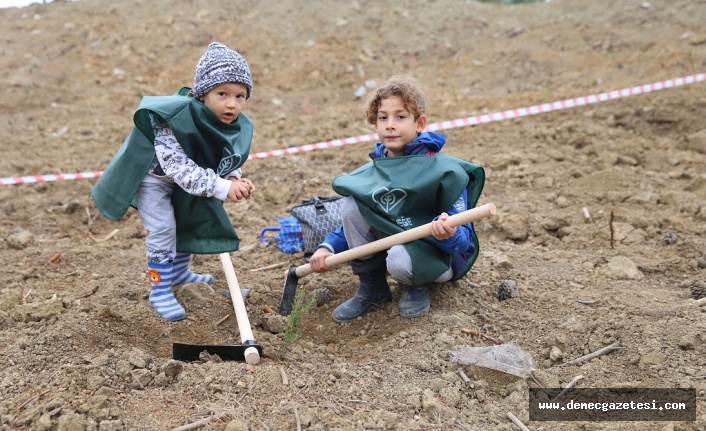 Guinness rekoruna Yatağan’da 16 bin fidanlık katkı!