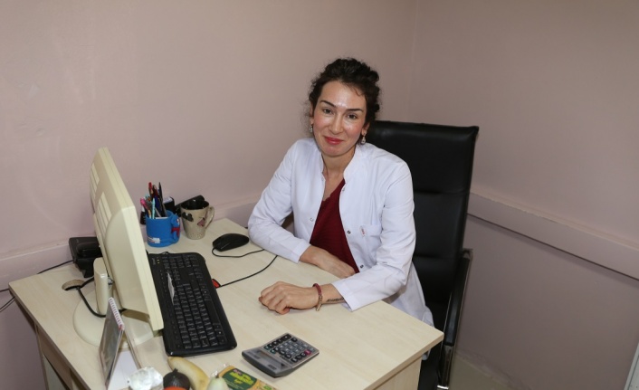 Hastanenin diyetisyeni görevine başladı