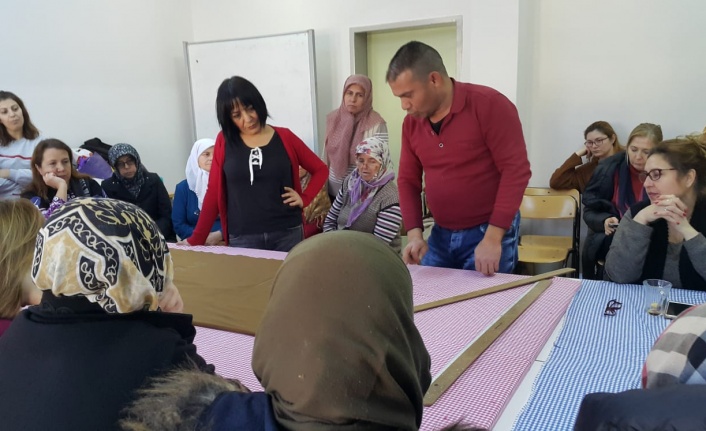 Ustalar kursiyerlerle buluştu