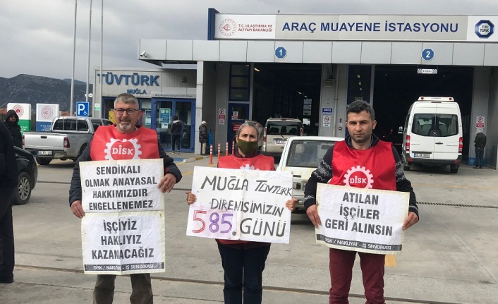 İşçiler 585 gündür direniyor