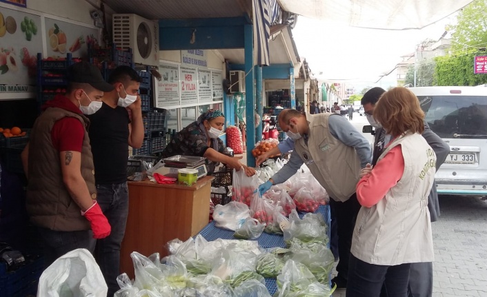 Fiyat denetiminde, bazı esnaflara tutanak tutuldu