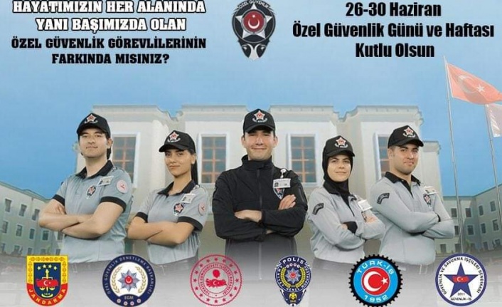 Özel güvenlikler, günlerini kutladı