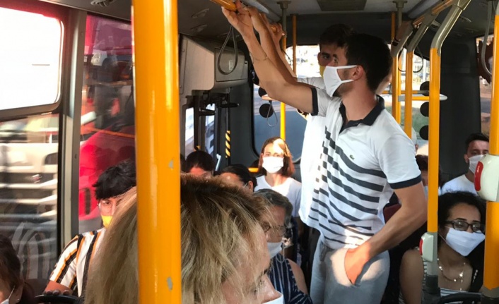 Dolmuş şoförü koronaya aldırmadı