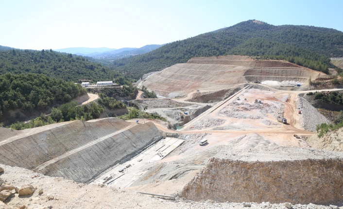 Yatağan’ın ilk barajının yüzde 65’i tamamlandı