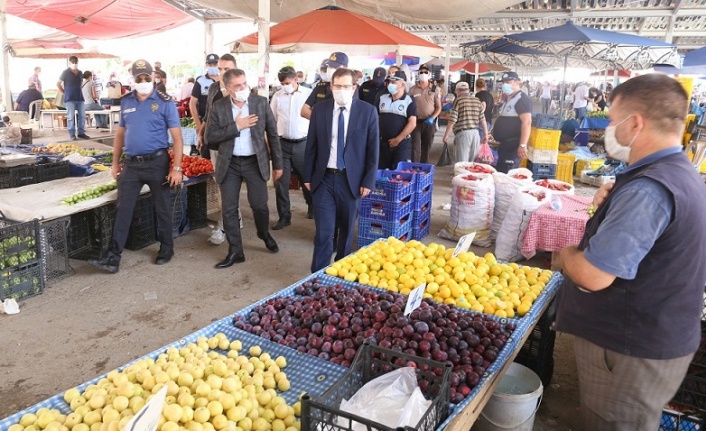 Kaymakam Kökçü, ayağının tozuyla denetimlere katıldı