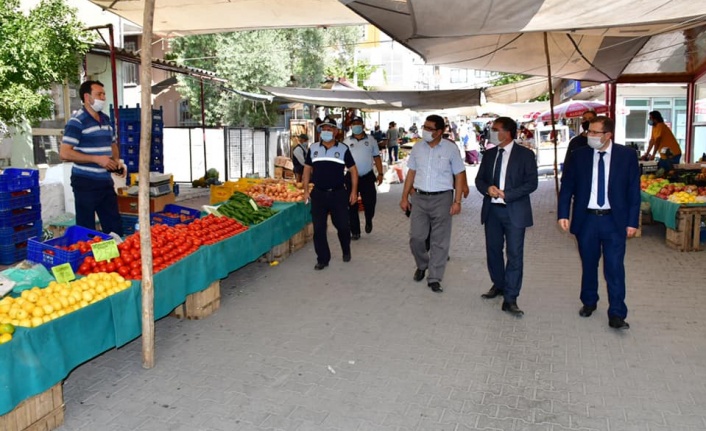 Yatağan’da Kovid-19 denetimi yapıldı