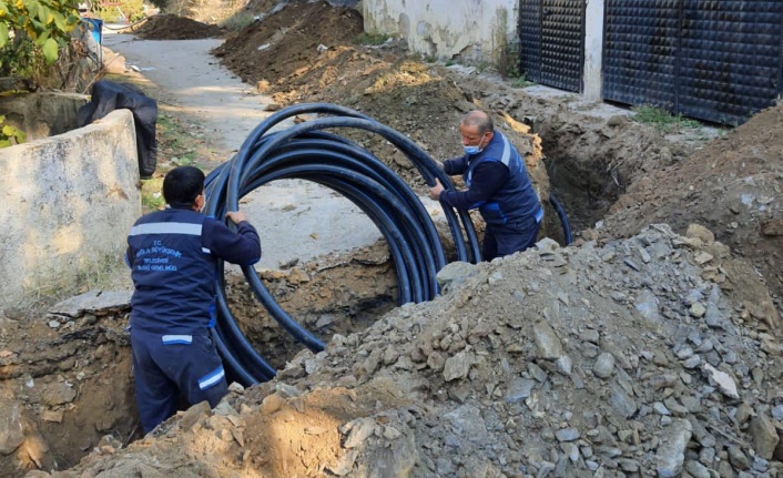 Yukarıyayla Mahallesi’nde içme suyu hattı özel mülkten çıkarıldı