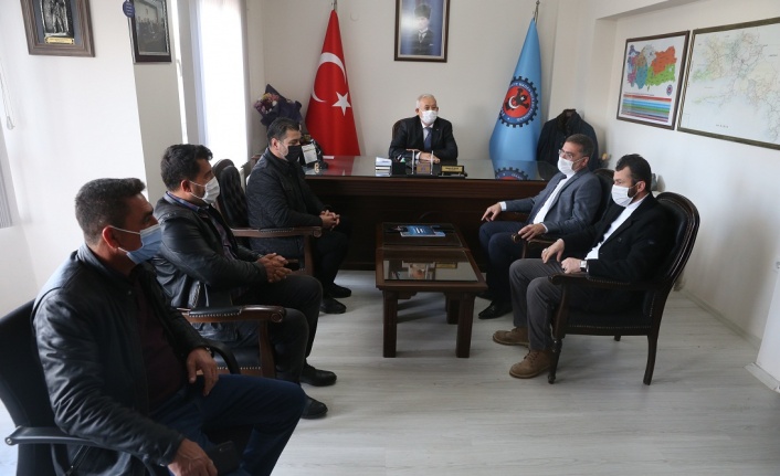 Toksöz, Tekin ve Güldürüm’den Maden-İş’e ziyaret