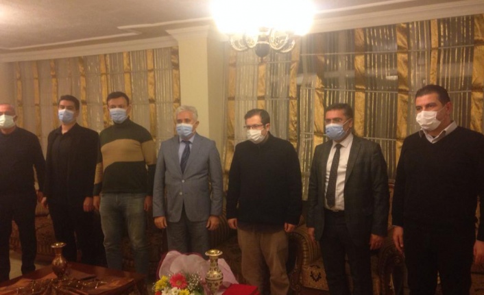 Müfettişliğe atanan Yılmaz ile vedalaştılar