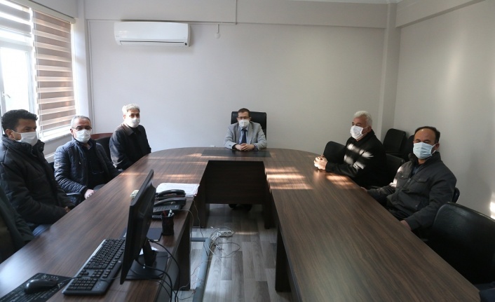 Ziraat Odası ve muhtarlardan Kökçü’ye ziyaret