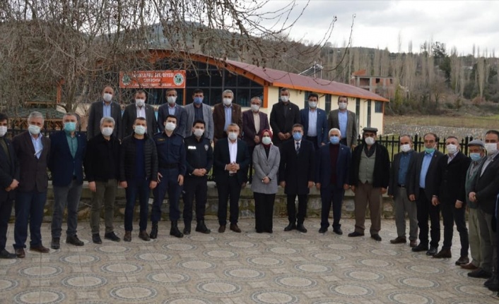 Kavaklıdere Kaymakamı Özay ile vedalaştılar