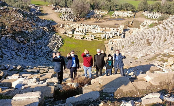Tavlı, Stratonikeia ve Lagina’da incelemelerde bulundu