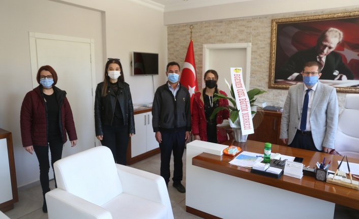 Deniz’den kaymakama “teşekkür” ziyareti