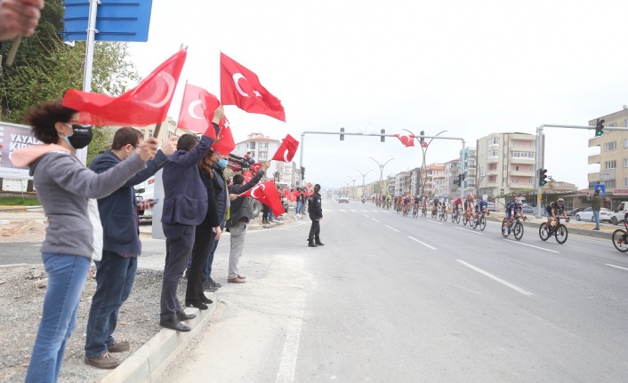 Bisikletçilere Yatağan’dan “bayraklı” destek