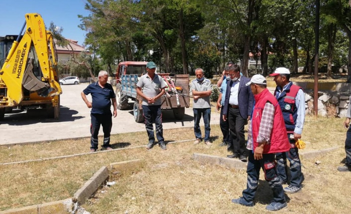 Yatağan Belediyesi, yaz hazırlıklarını sürdürüyor