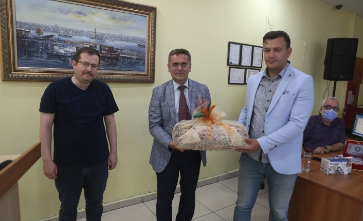 Başsavcı Şahin, ilçe protokolüyle vedalaştı