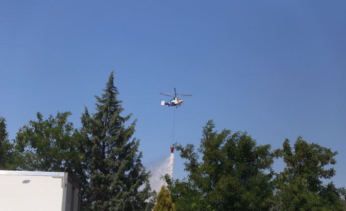 Yatağan’da aynı anda iki ziraat arazisi yangını