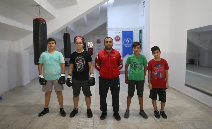 Geleceğin şampiyonları çalışmalarını sürdürüyor