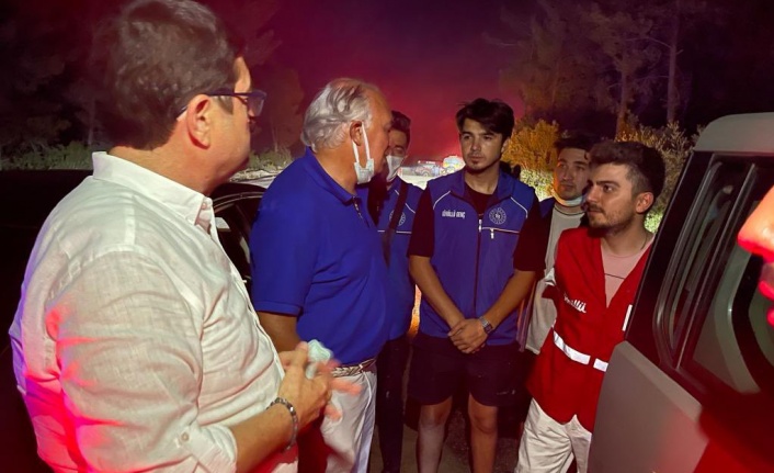 Demir, bölgedeki yangınlar hakkında bilgi verdi