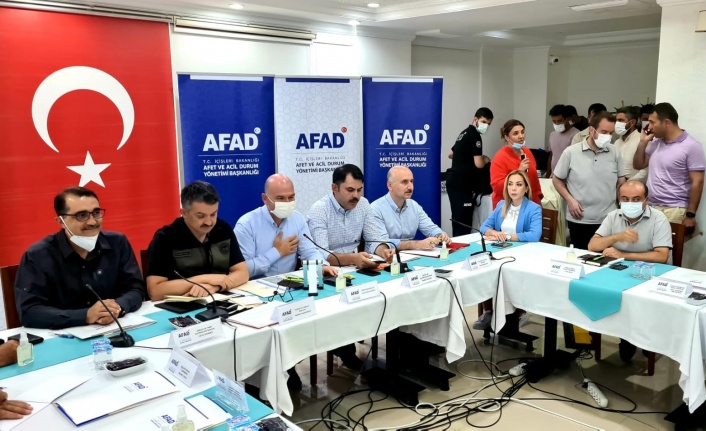 Yanan alanların imara açılması, rant sağlanması asla söz konusu değil