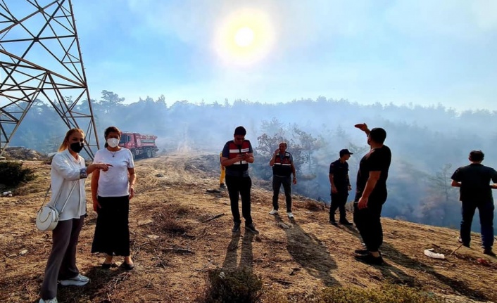 Yatağan’daki orman yangınları kısa sürede söndürüldü