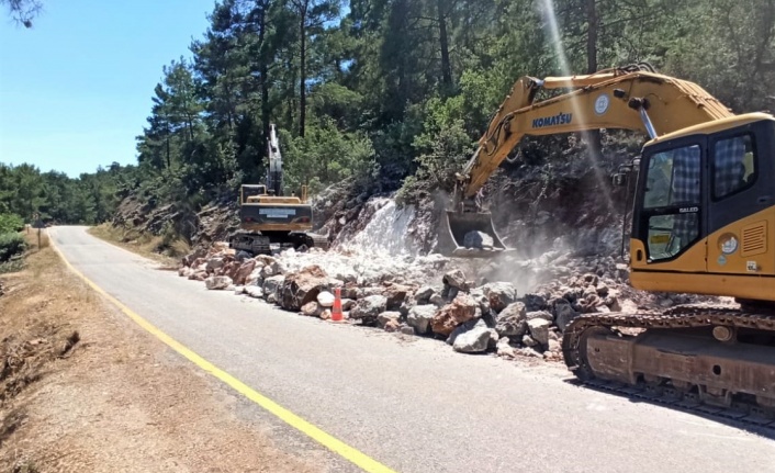 Gökben- Kabaağaç Yolu Genişletildi