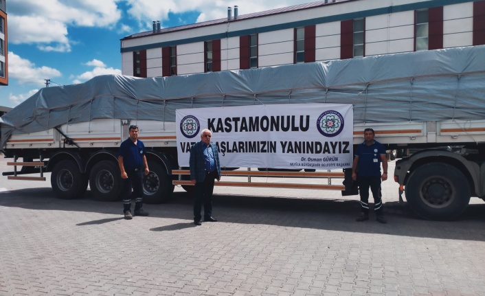 MUĞLA’DAN KASTAMONU’YA DESTEK DEVAM EDİYOR