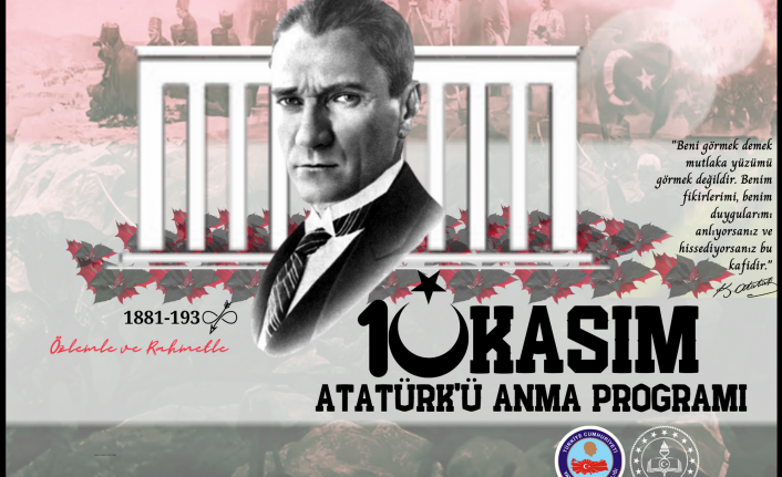Atatürk Ebediyete İrtihalinin 83. Yılında Etkinliklerle Anılıyor