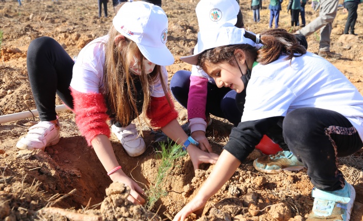 Fidanlar Geleceğe Nefes Olmak İçin Yatağan’da  Toprakla Buluşturuldu
