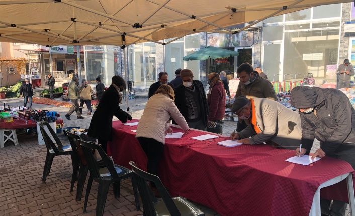 BÜYÜKŞEHİRİN KURMAK İSTEDİĞİ TESİSE KARŞI İMZA KAMPANYASI BAŞLATILDI