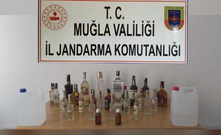 MENTEŞE’DE 46 LİTRE KAÇAK ALKOL ELE GEÇİRİLDİ