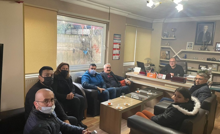 YATAĞAN AK PARTİ YÖNETİMİ GAZETEMİZİ ZİYARET ETTİ
