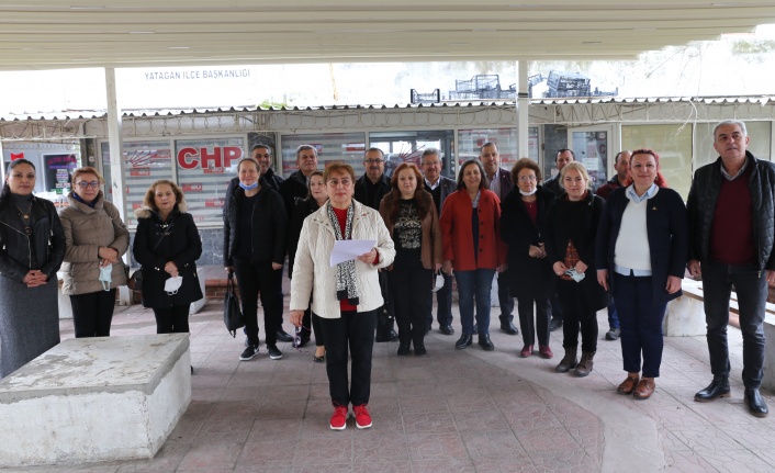 CHP’Lİ KADINLARDAN, EŞ ZAMANLI AÇIKLAMA