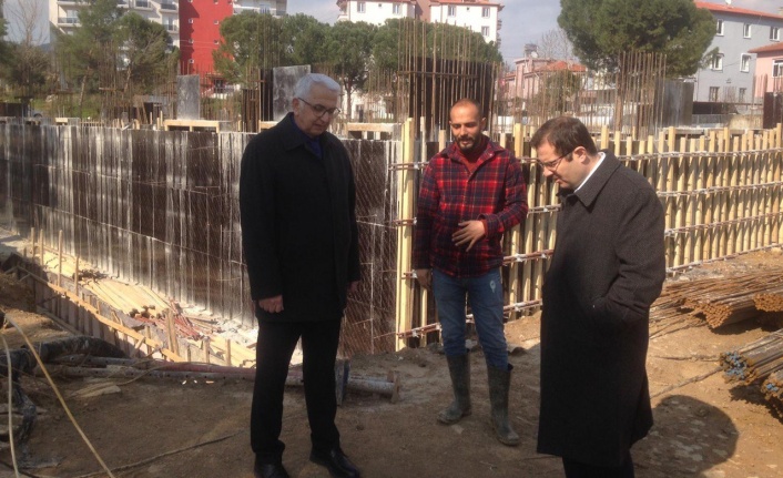        YATAĞAN CUMHURİYET ORTAOKULU YENİ BİNASININ İNŞAATI  DEVAM EDİYOR