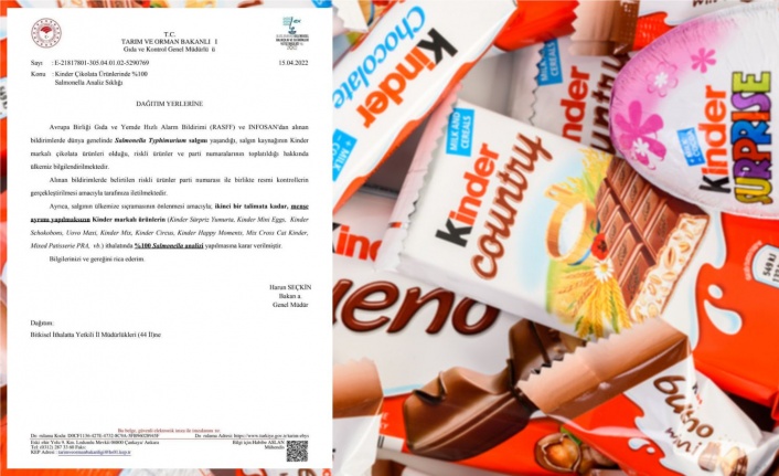 Avrupa’da krize neden olmuştu: Bakanlıktan Kinder ürünlerine “Salmonella analizi” zorunluluğu