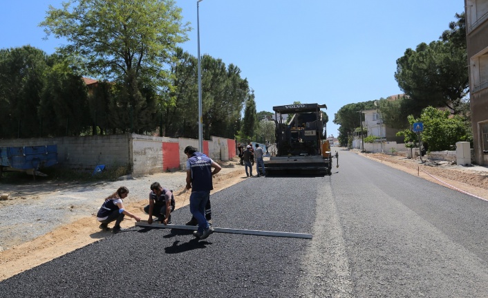 Yatağan’da birinci etapta sıcak asfaltlama yapılıyor