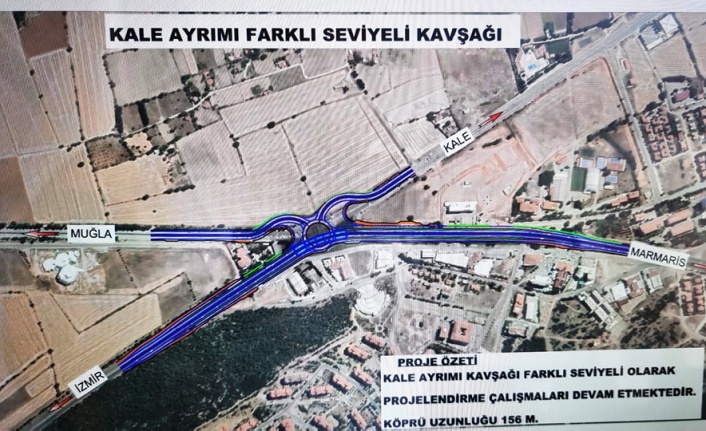 MUĞLA-DENİZLİ-MARMARİS KAVŞAĞINDAKİ TRAFİK SORUNU ÇÖZÜLÜYOR