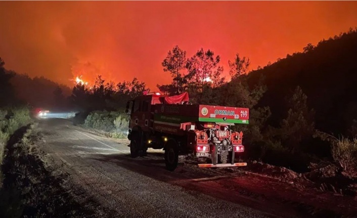 YATAĞAN ORMAN İŞLETME MÜDÜRLÜĞÜ EKİPLERİNİN MÜDAHALESİ SÜRÜYOR
