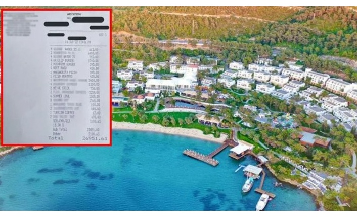 BODRUM’DA 27 BİN TL’LİK HESAP VİRAL OLDU