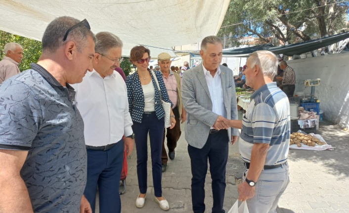 CHP’Lİ ÖZCAN’IN İLK DURAĞI YATAĞAN OLDU