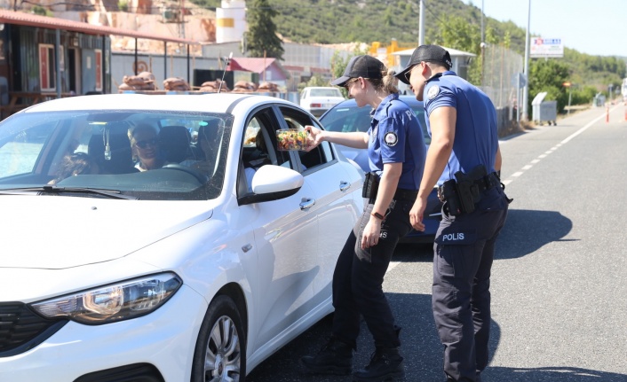  Yatağan’da trafik uygulaması 